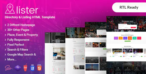 Lister - Business Directory & Listing Theme