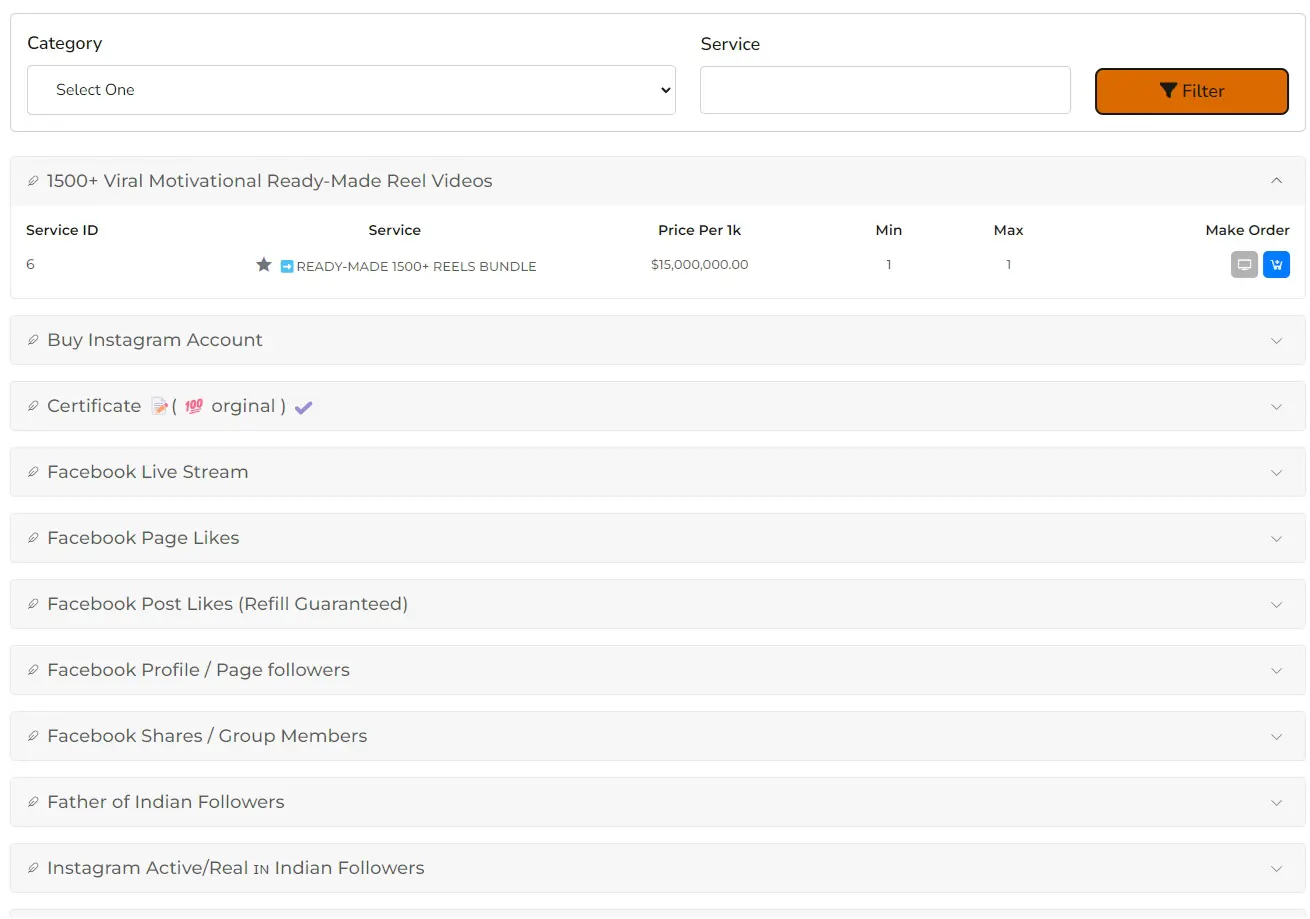 Social Media Marketing SMM Platform