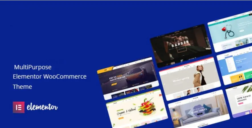 Fashion, Furniture, Organic, Food Multipurpose Elementor WooCommerce Theme