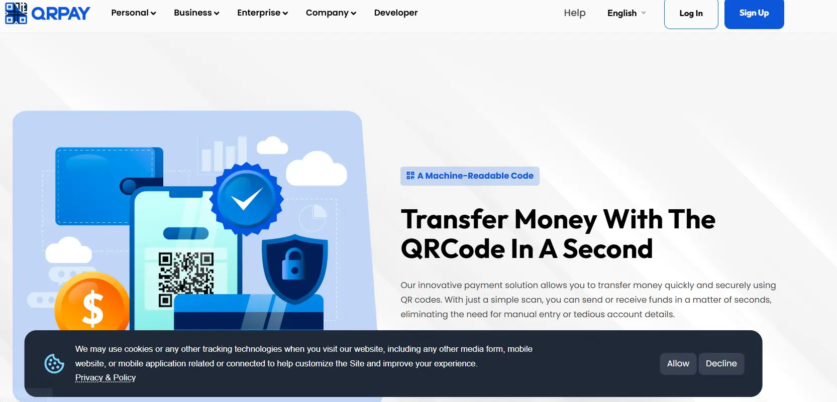 QRPay - Retailer Business with QR Code Android and iOS App