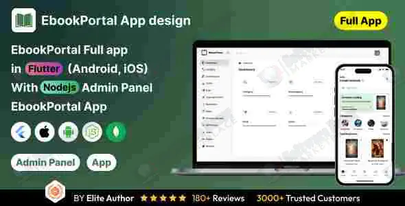 EbookPortal - Ebook Full App in Flutter with NodeJs Backend | ReadHub App - 1.0