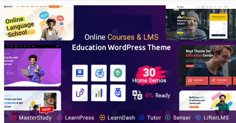 Edu LMS Education WordPress Themes
