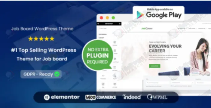 Job Board Responsive WordPress Theme