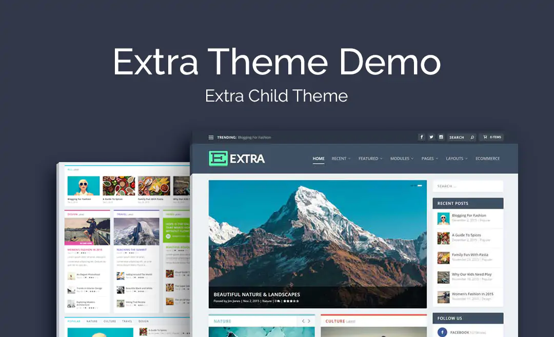 Extra theme
