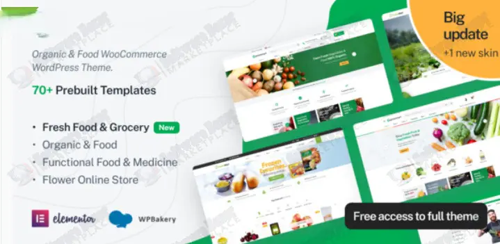 Organic & Food WooCommerce WordPress Theme