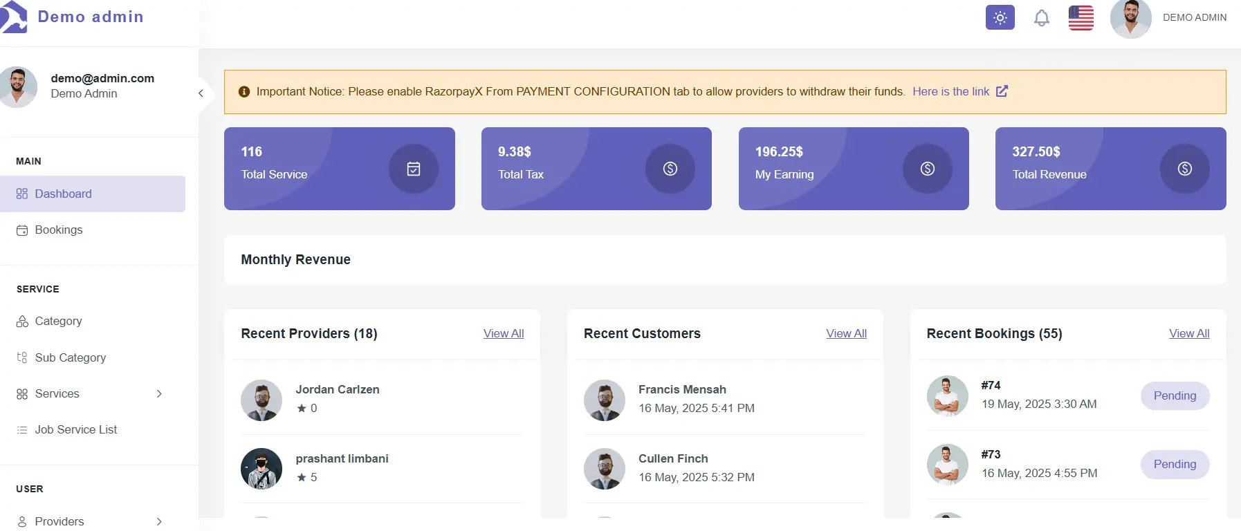 On-Demand Home Service Flutter App with ChatGPT Integration