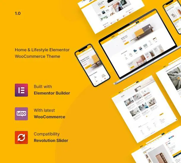 Home & Lifestyle Elementor WooCommerce Theme