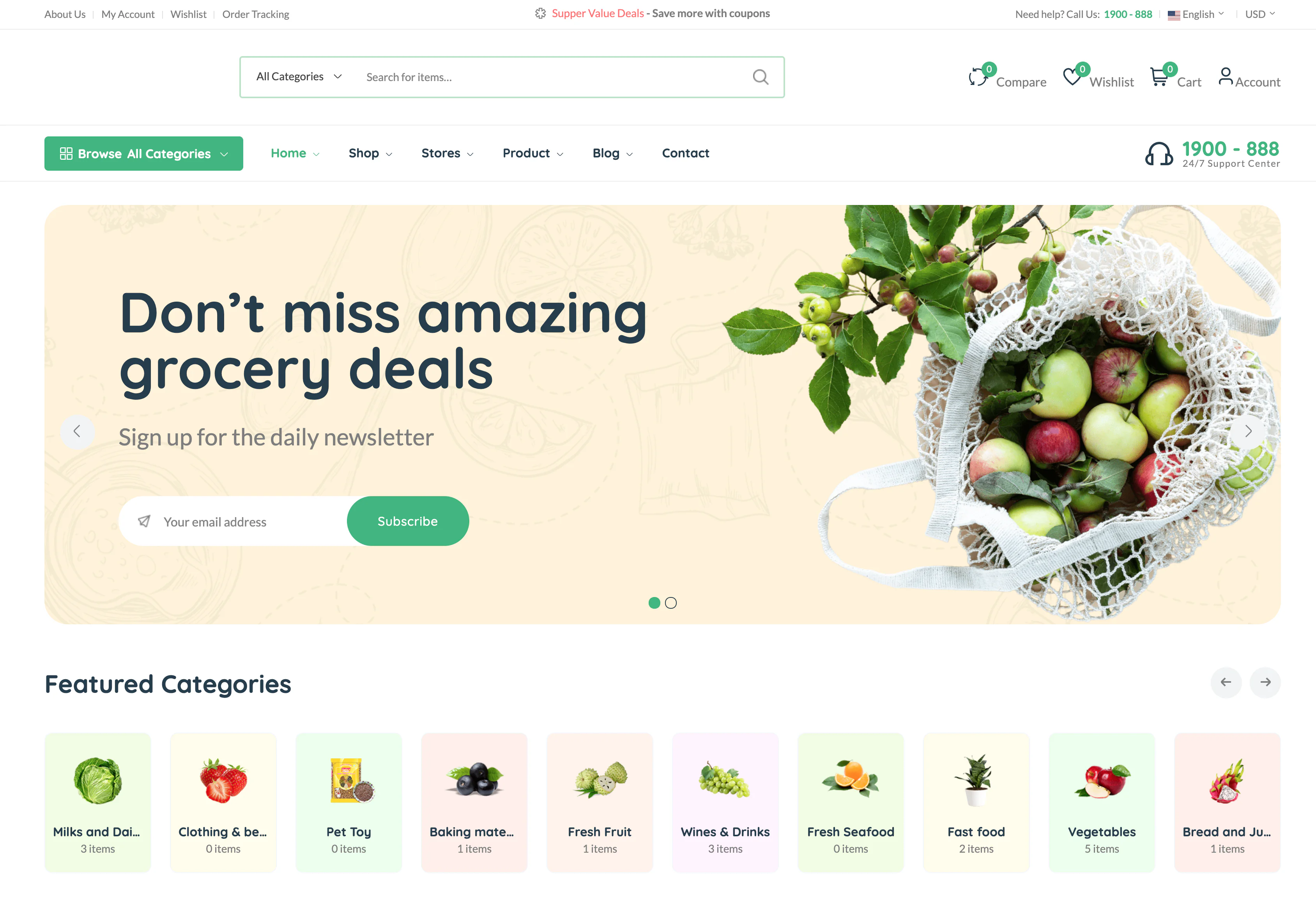 Multivendor Organic & Grocery Laravel eCommerce