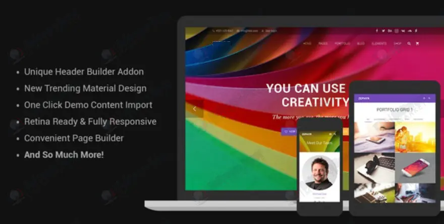 Material Design WordPress Theme