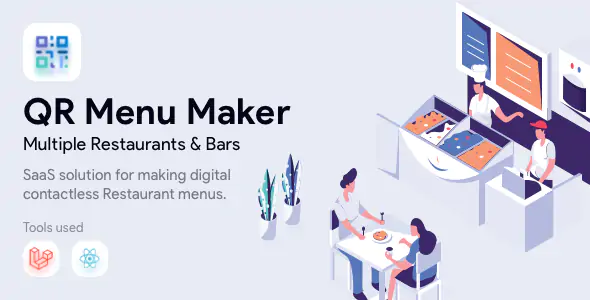 QR Menu Maker - SaaS - Contactless qr restaurant menus By mobidonia  1,754 sales
