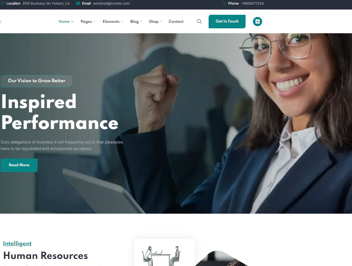 Corporate & Consulting Business WordPress Theme