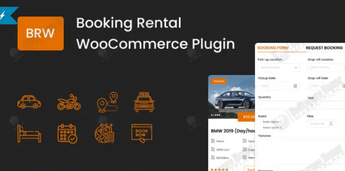 BRW - Booking Rental Plugin WooCommerce- 1.8.8