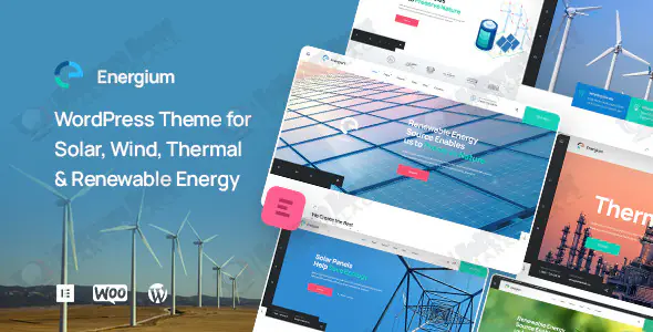 Energium | Solar & Renewable Energy WordPress Theme - License Version