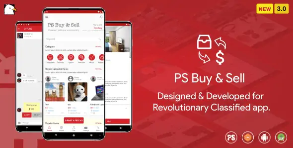 Multipurpose Classified App: Buy, Sell, Ecommerce like Olx, Mercari, Offerup, Carousell