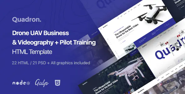 Drone UAV Business & Videography HTML Template