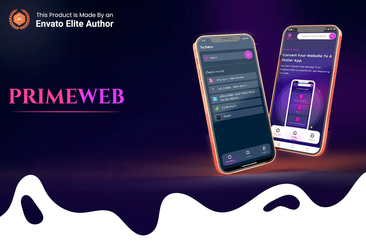 Prime Web - Convert Website to a Flutter App | Web View App | Web to App