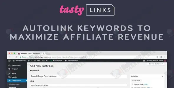 Tasty Links - Autolink Keywords to Maximize Affiliate Revenue - 1.5